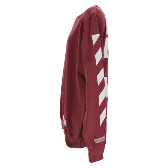 Off-White Diagonal Sweatshirt in rood katoen - Image 2
