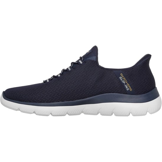 Skechers Arch Fit Summits Kynor Polyester Men's Navy/Yellow Trainers - Image 4