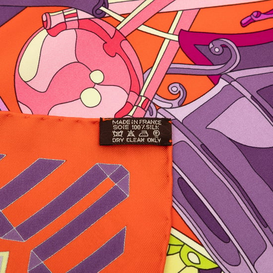Pre-owned Les Trophee Silk Scarf 90 - Image 2