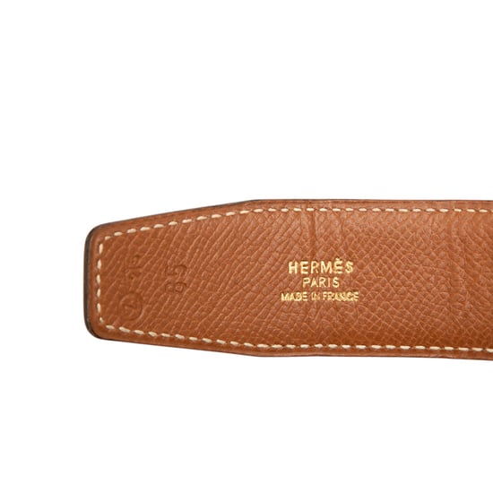 Pre-owned Box Calf Horse Buckle Belt - Image 5