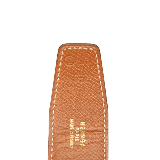 Pre-owned Box Calf Horse Buckle Belt - Image 6