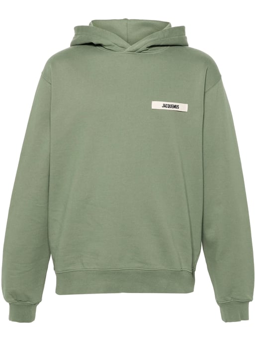 The Gros Grain Hoodie in Green - Image 2