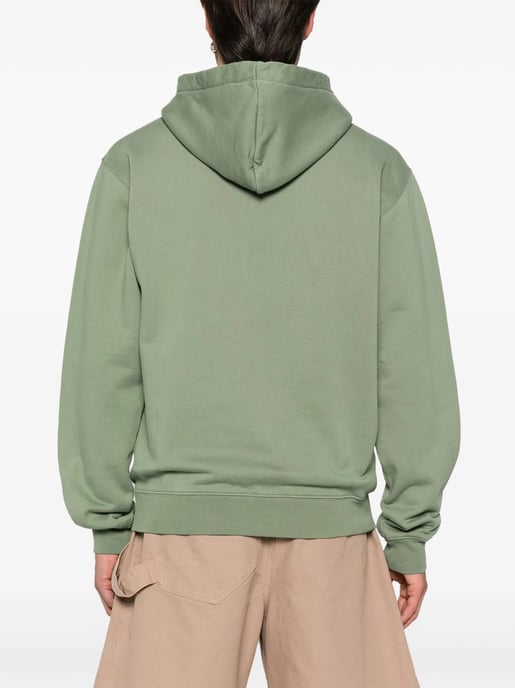 The Gros Grain Hoodie in Green - Image 4