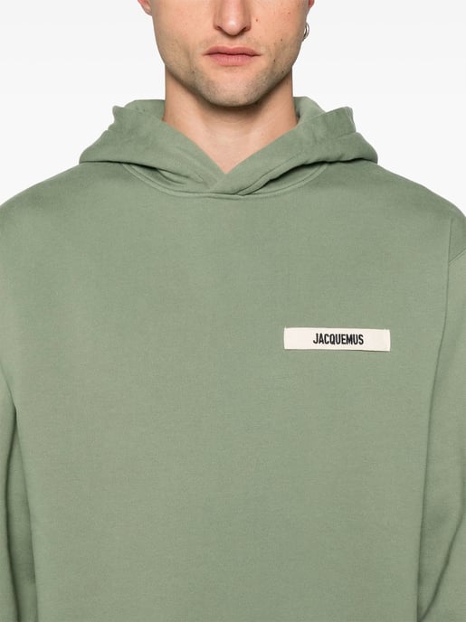 The Gros Grain Hoodie in Green - Image 5