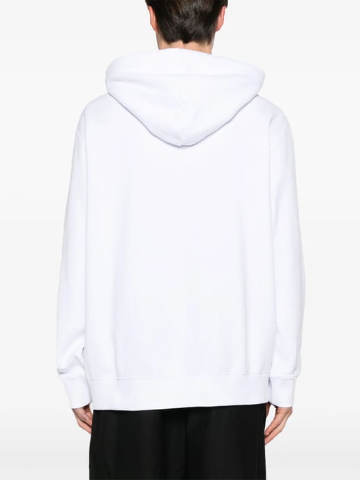 Logo Hoodie in White - Image 4