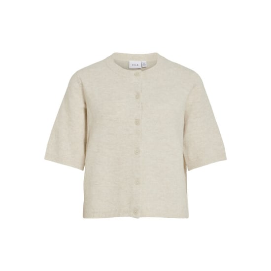 Vila viliga 2/4 o-neck knit cardigan n 14113226 birch - Image 1
