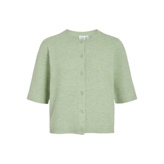 Vila viliga 2/4 o-neck knit cardigan n 14113226 smoke green - Image 1