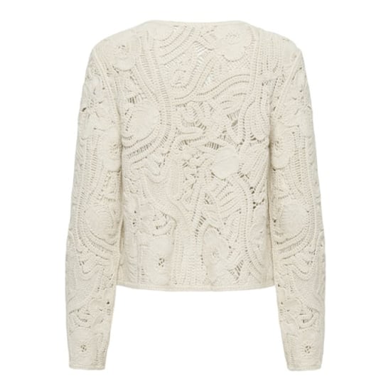 Jacqueline de Yong zanka l/s crochet cardigan jrs 15372593 cloud dancer - Image 2