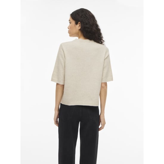 Vila viliga 2/4 o-neck knit cardigan n 14113226 birch - Image 6