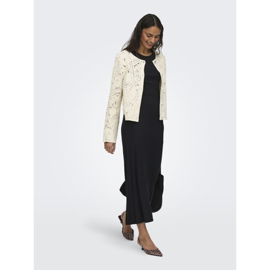 Jacqueline de Yong zanka l/s crochet cardigan jrs 15372593 cloud dancer - Image 5