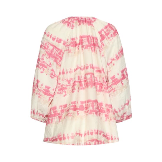 Smashed Lemon Luchtige blouse met roze tie-dye print | - Image 2