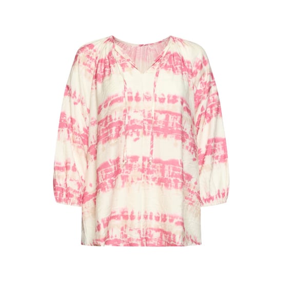 Smashed Lemon Luchtige blouse met roze tie-dye print | - Image 5