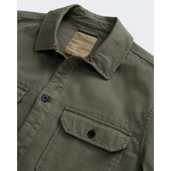 Woolrich Heren linen blend safari overshirt g - Image 4