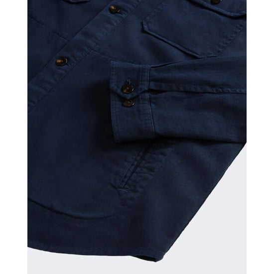 Woolrich Heren linen blend safari overshirt g - Image 5