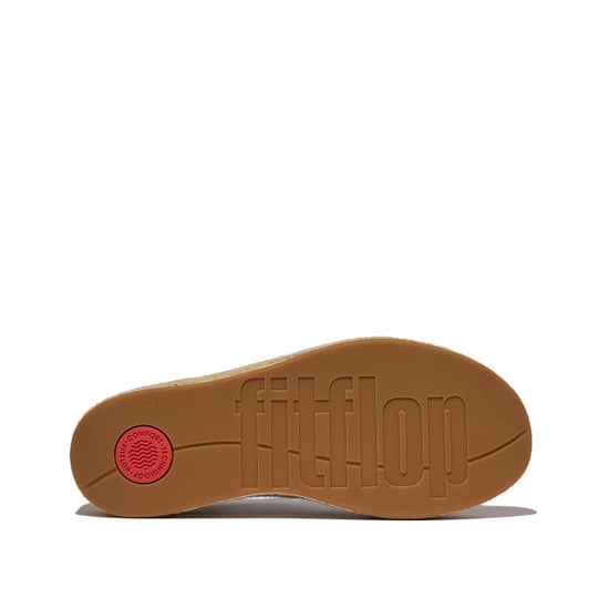 FitFlop Platfforms espadr. leather fisherman wedge sandals - Image 4