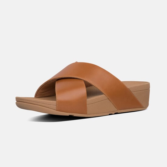 FitFlop Lulu cross slide sandals leather - Image 2