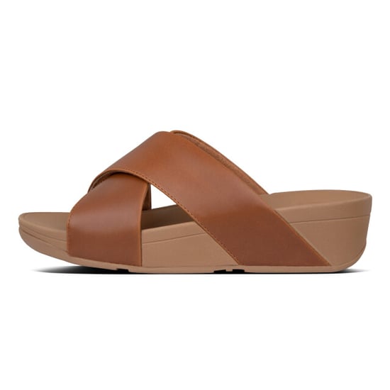 FitFlop Lulu cross slide sandals leather - Image 3