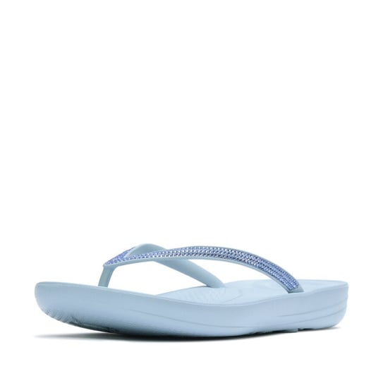 FitFlop Fitflop™ iqushion sparkle cloudy blue dames slippers – lichtgewicht ergonomische teenslippers - Image 1