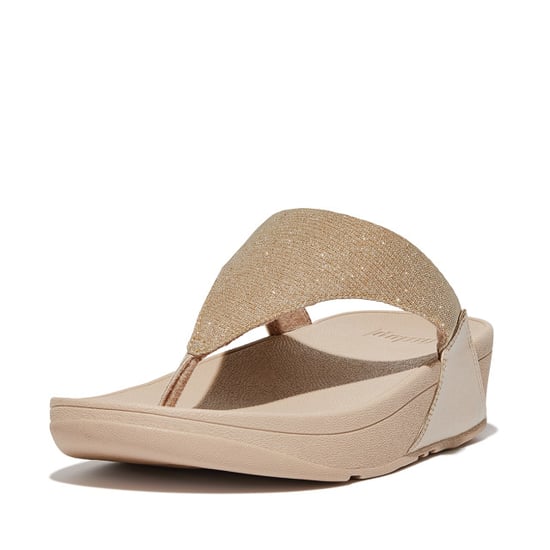 FitFlop Lulu shimmerlux toe-post sandals - Image 5