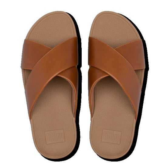 FitFlop Lulu cross slide sandals leather - Image 5