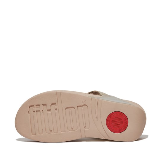 FitFlop Lulu shimmerlux toe-post sandals - Image 6