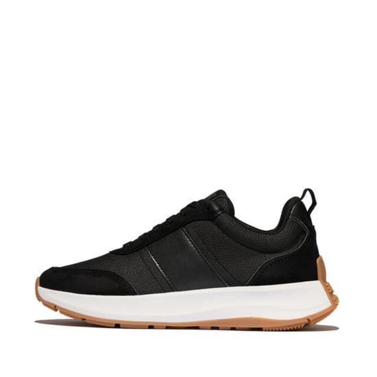 FitFlop F-mode flow suede-mix flatform sneakers - Image 2