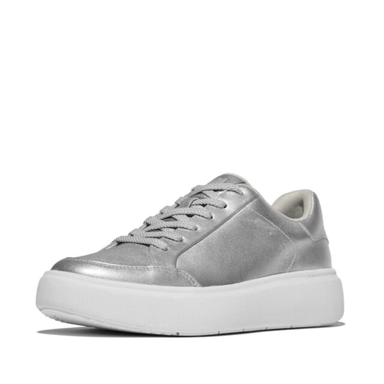 FitFlop Rtg metallic-leather sneakers - Image 3