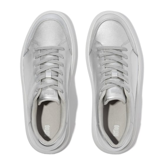 FitFlop Rtg metallic-leather sneakers - Image 5