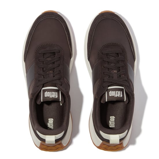 FitFlop F-mode flow sneaker nylon & suede mix - Image 4