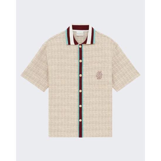 Drole De Monsieur Heren chemise en tweed d miroir - Image 1