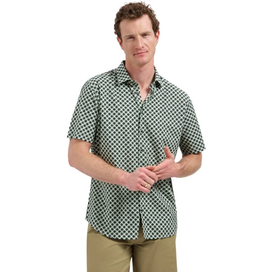 No Excess Shirt short sleeve stretch allover green - Image 2
