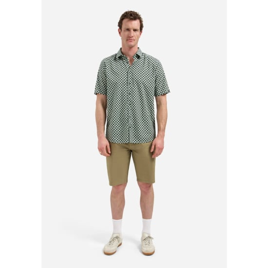 No Excess Shirt short sleeve stretch allover green - Image 3