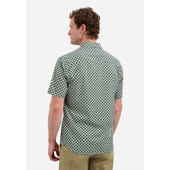 No Excess Shirt short sleeve stretch allover green - Image 4