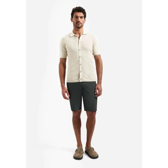 No Excess Pullover short sleeve full button p desert - Image 4