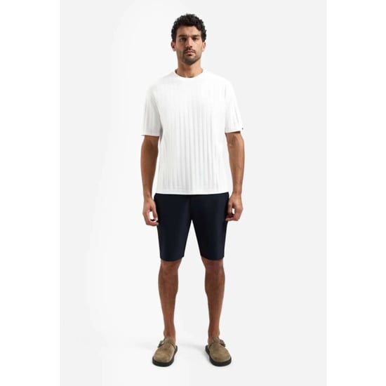 No Excess T-shirt crewneck solid relief jacqu white - Image 4