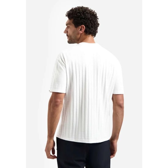 No Excess T-shirt crewneck solid relief jacqu white - Image 6