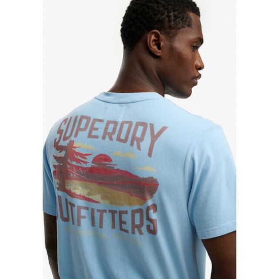 Superdry Outdoor moutain relaxed tee licht - Image 4