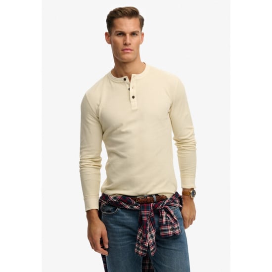Superdry Lw texture granded top beige - Image 1
