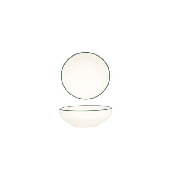 Rinart Kommetje green edge porselein 13 cm (320cc) set van 6 - Image 1