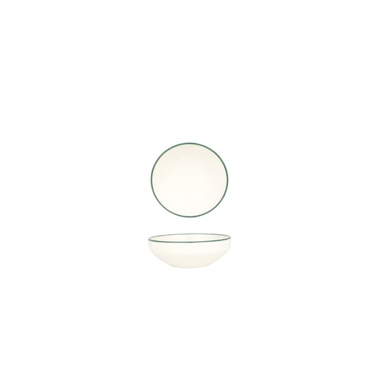 Rinart Serveerschaal green edge porselein 10 cm (100cc) set van 2 - Image 1