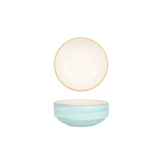 Bonna Kommetje aqua porselein 14 cm (500cc) set van 2 - Image 1