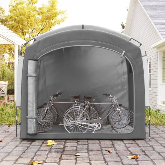 4goodz Mobiele fietstent voor 3-4 fietsen met 2 zijvakken - - Image 2
