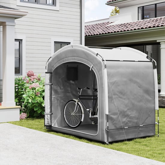4goodz Mobiele fietstent voor 3-4 fietsen met 2 zijvakken - - Image 6