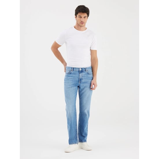 Cup of Joe Neo heren relaxed straight fit jeans light blue - Image 3