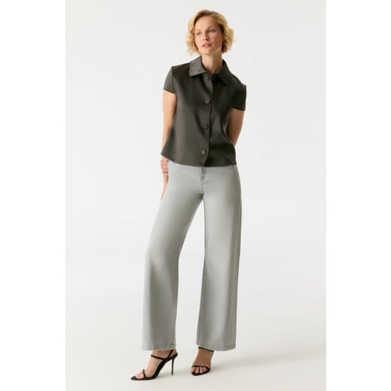 Cup of Joe Maxine wide leg jeans light grey - Image 3
