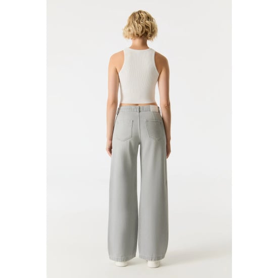Cup of Joe Maxine wide leg jeans light grey - Image 6