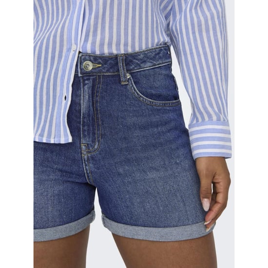Only Onljosephine stretch shorts dnm azg blue denim - Image 4
