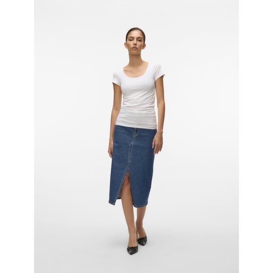 Vero Moda vmmaxi my soft ss u-neck noos 10148254 white - Image 2