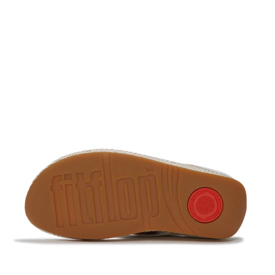 FitFlop Lulu lux graphic-weave leather toe-post sandals - Image 3