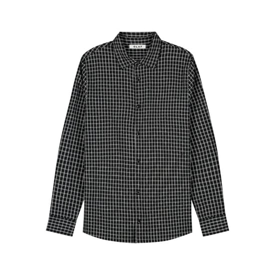 Olaf Checked seersucker ls shirt lange mouw overhemden m240308 - Image 1